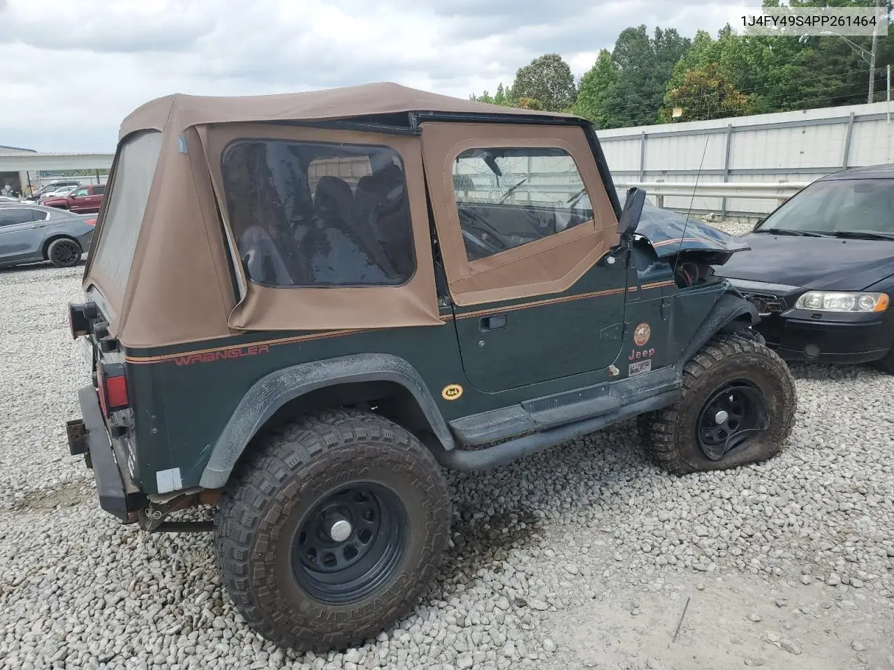 1993 Jeep Wrangler / Yj Sahara VIN: 1J4FY49S4PP261464 Lot: 59956675