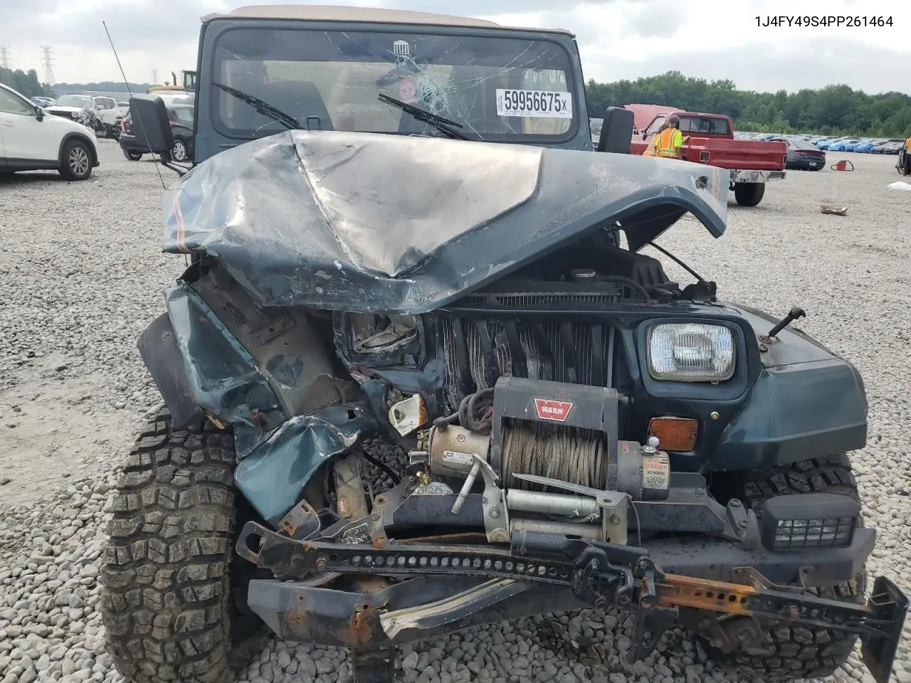 1993 Jeep Wrangler / Yj Sahara VIN: 1J4FY49S4PP261464 Lot: 59956675