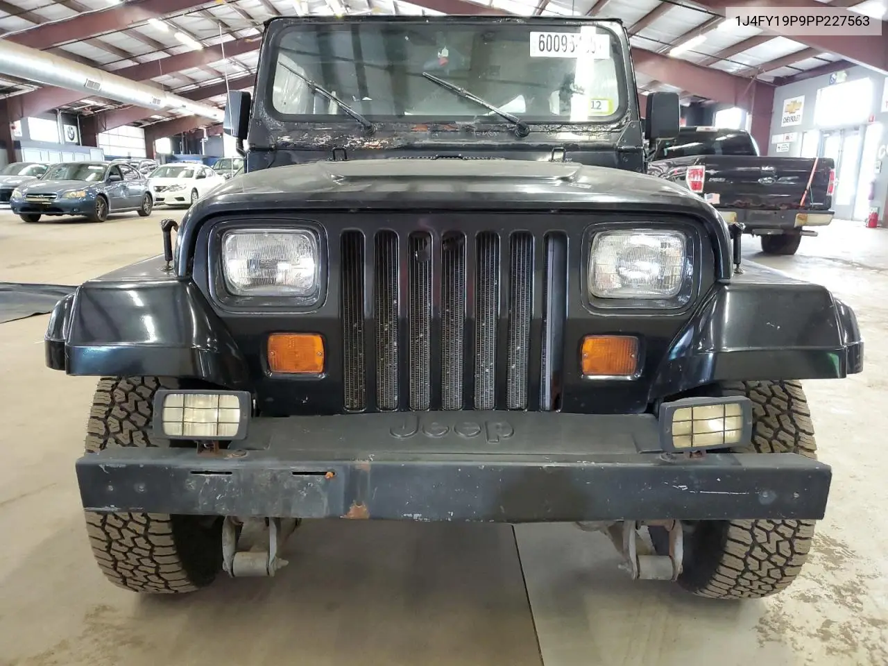 1993 Jeep Wrangler / Yj S VIN: 1J4FY19P9PP227563 Lot: 60095405