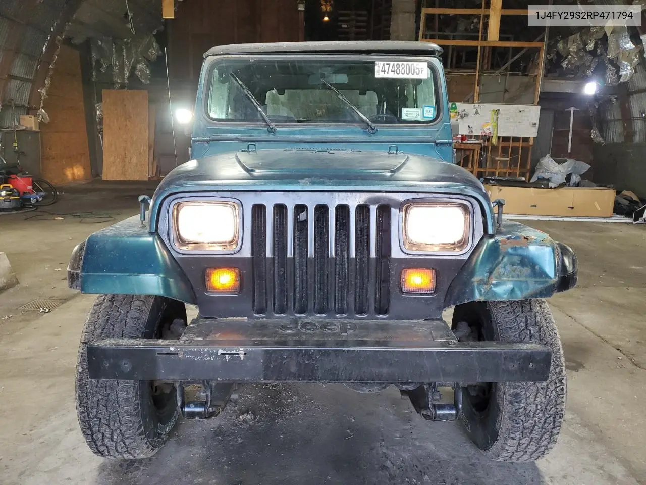 1994 Jeep Wrangler / Yj Se VIN: 1J4FY29S2RP471794 Lot: 47488005