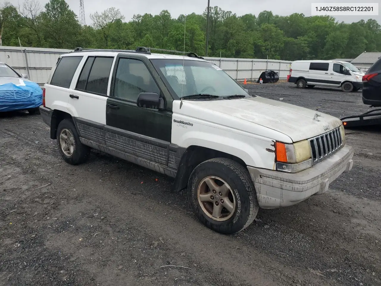 1994 Jeep Grand Cherokee Laredo VIN: 1J4GZ58S8RC122201 Lot: 55216165