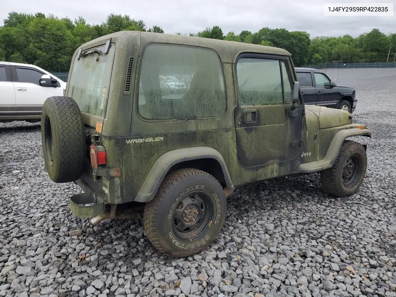 1994 Jeep Wrangler / Yj Se VIN: 1J4FY29S9RP422835 Lot: 61365235