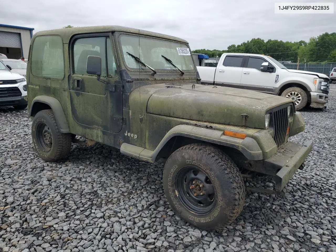 1994 Jeep Wrangler / Yj Se VIN: 1J4FY29S9RP422835 Lot: 61365235