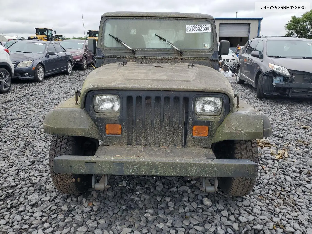 1994 Jeep Wrangler / Yj Se VIN: 1J4FY29S9RP422835 Lot: 61365235