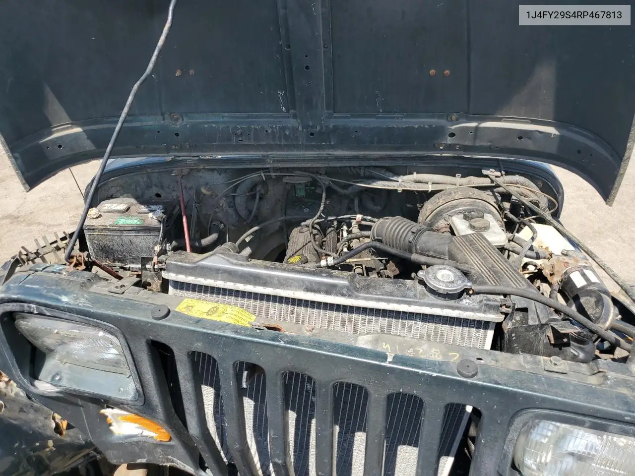 1994 Jeep Wrangler / Yj Se VIN: 1J4FY29S4RP467813 Lot: 62484855