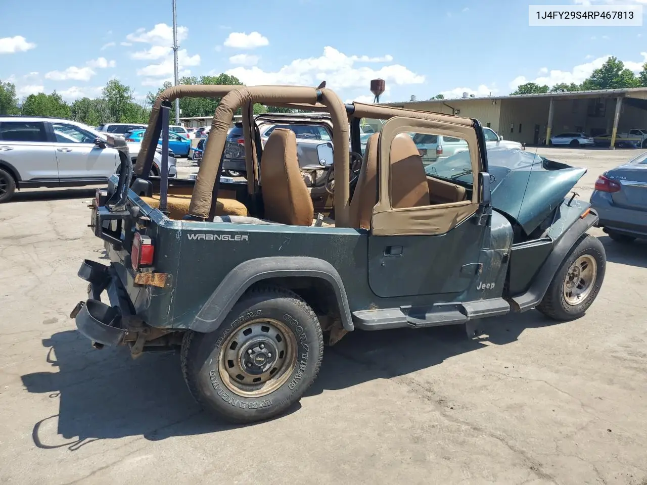 1994 Jeep Wrangler / Yj Se VIN: 1J4FY29S4RP467813 Lot: 62484855