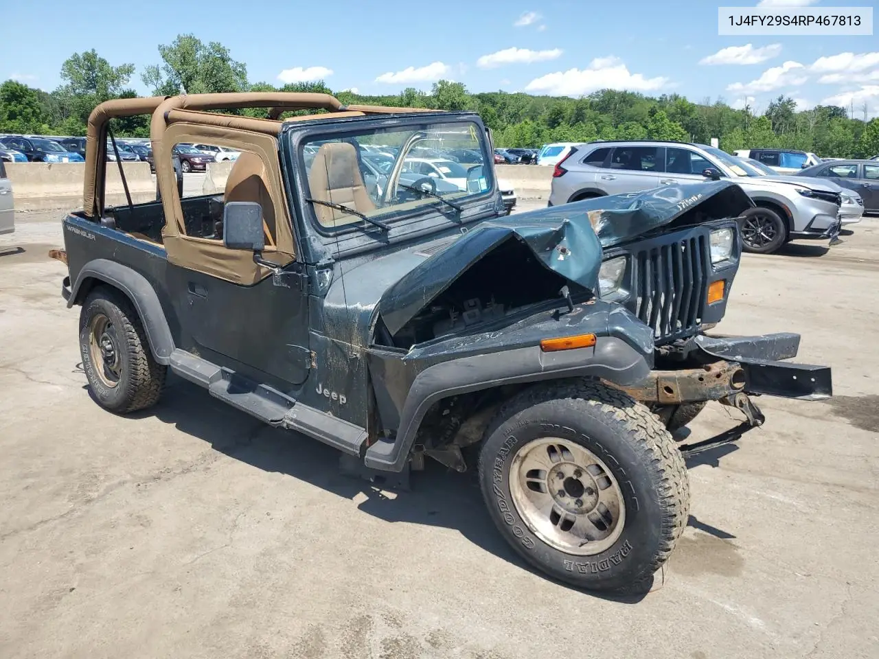 1994 Jeep Wrangler / Yj Se VIN: 1J4FY29S4RP467813 Lot: 62484855