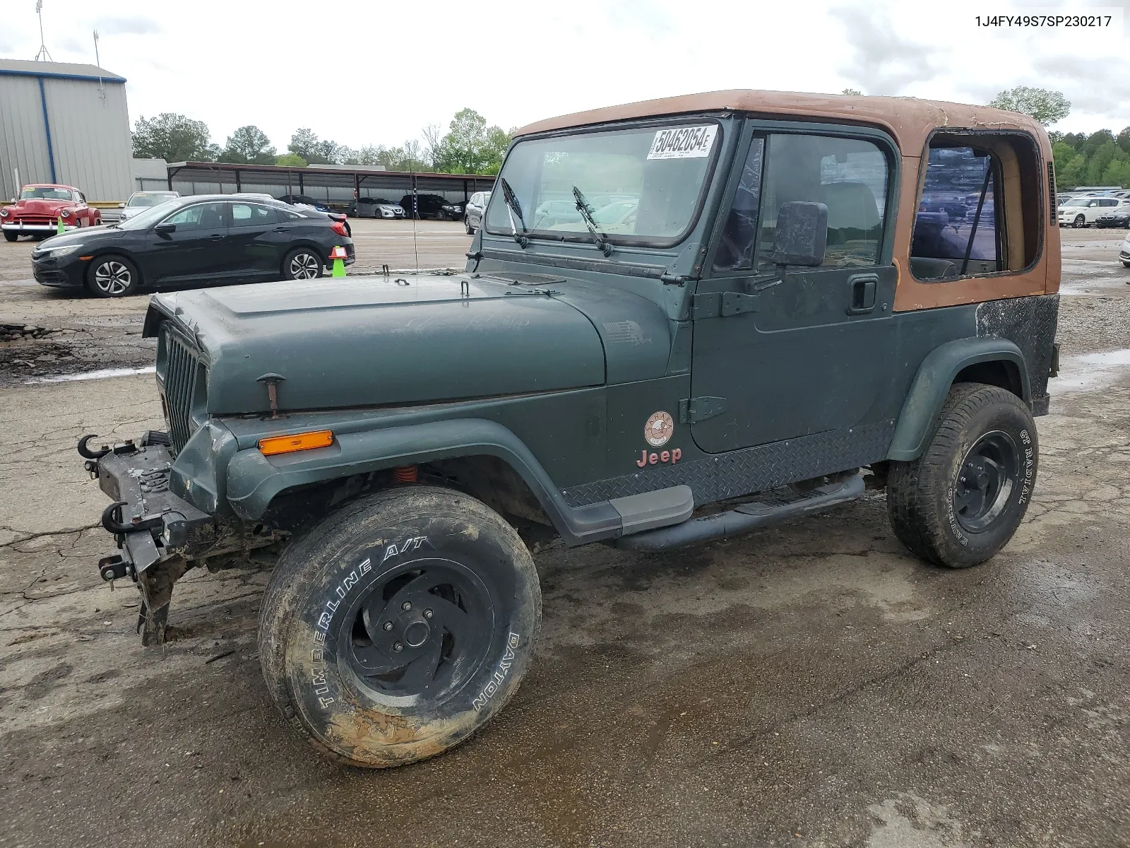 1995 Jeep Wrangler / Yj Sahara VIN: 1J4FY49S7SP230217 Lot: 50462054