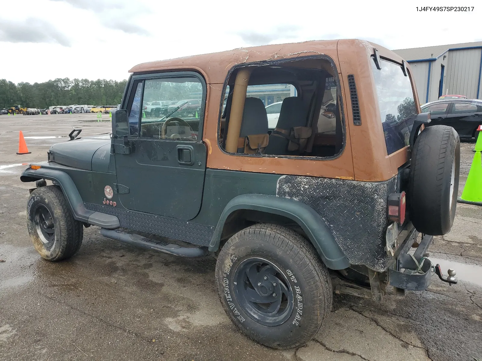 1995 Jeep Wrangler / Yj Sahara VIN: 1J4FY49S7SP230217 Lot: 50462054