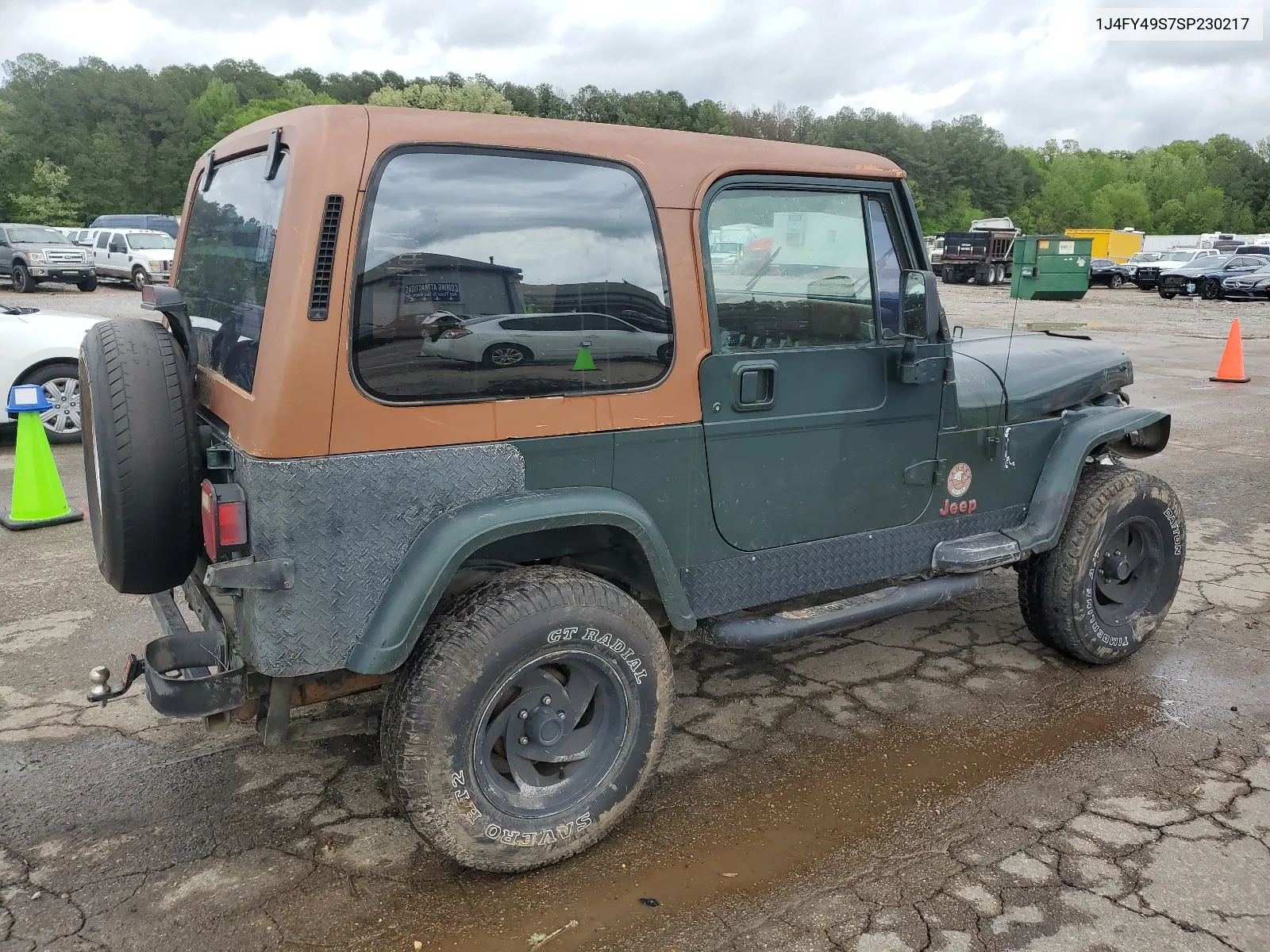 1995 Jeep Wrangler / Yj Sahara VIN: 1J4FY49S7SP230217 Lot: 50462054