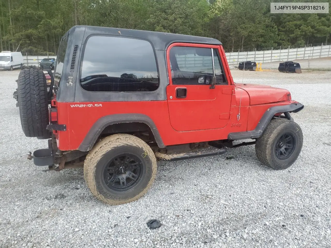 1995 Jeep Wrangler / Yj S VIN: 1J4FY19P4SP318216 Lot: 52751605