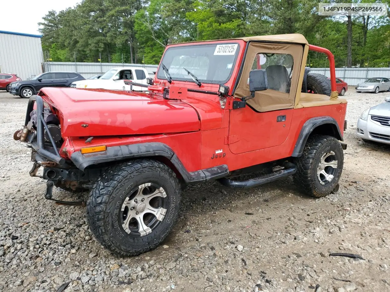 1995 Jeep Wrangler / Yj S VIN: 1J4FY19P4SP269566 Lot: 53102125