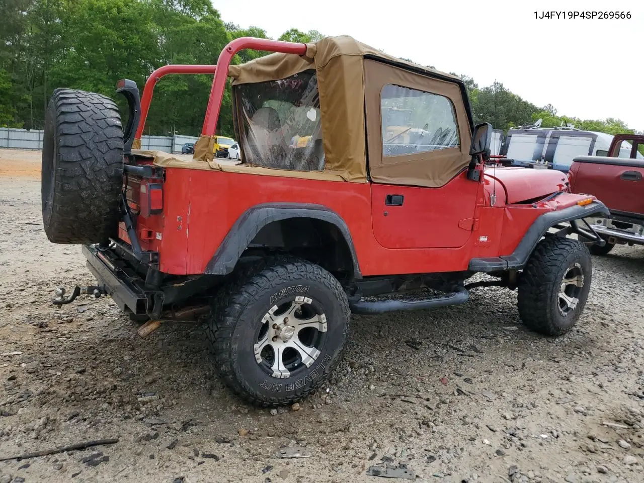 1995 Jeep Wrangler / Yj S VIN: 1J4FY19P4SP269566 Lot: 53102125
