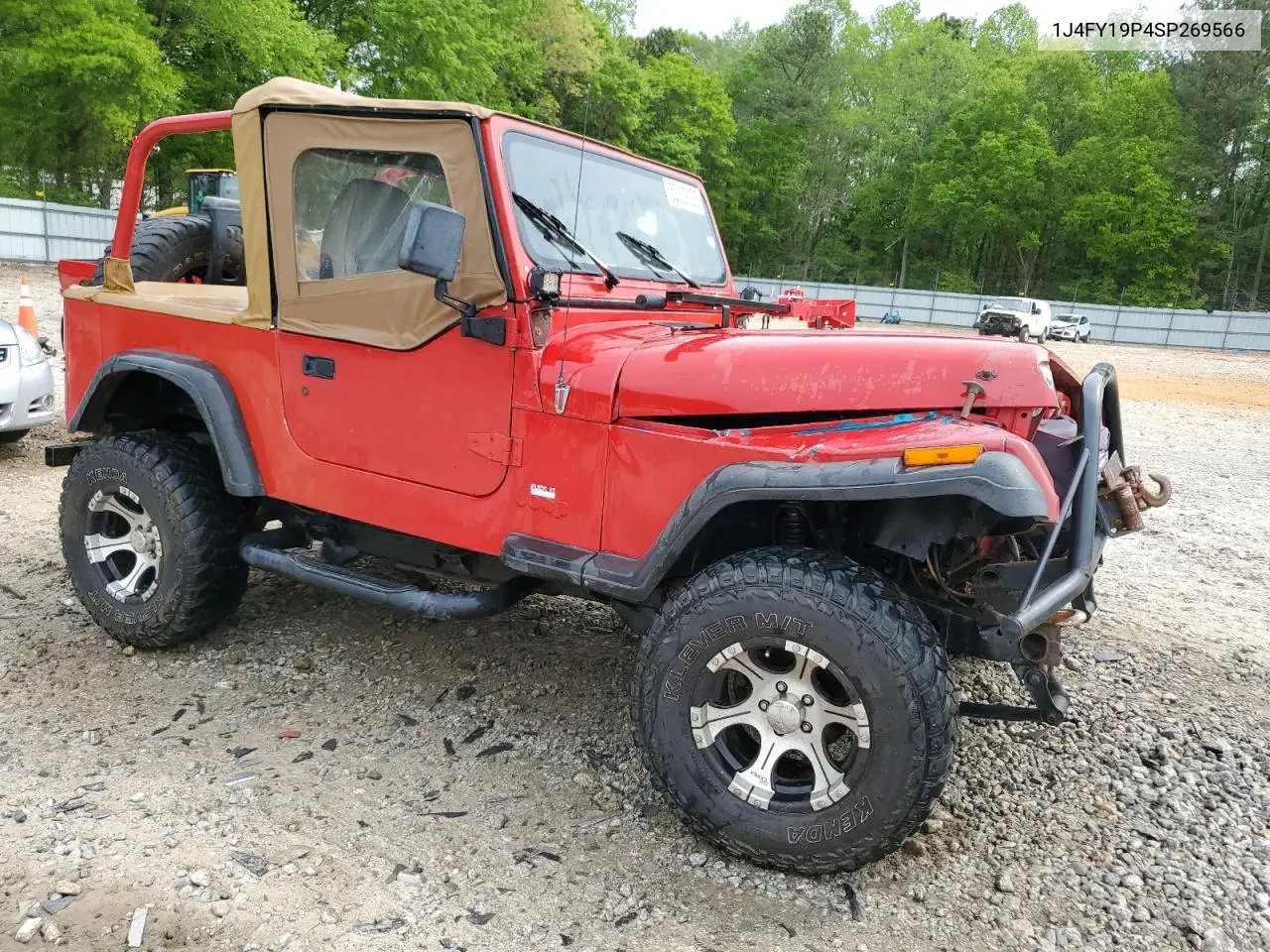1995 Jeep Wrangler / Yj S VIN: 1J4FY19P4SP269566 Lot: 53102125