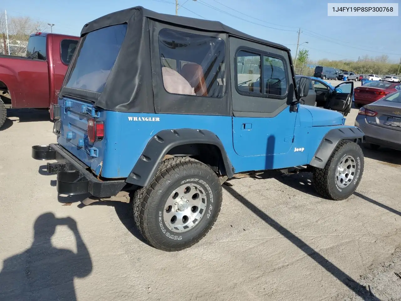 1995 Jeep Wrangler / Yj S VIN: 1J4FY19P8SP300768 Lot: 54414255