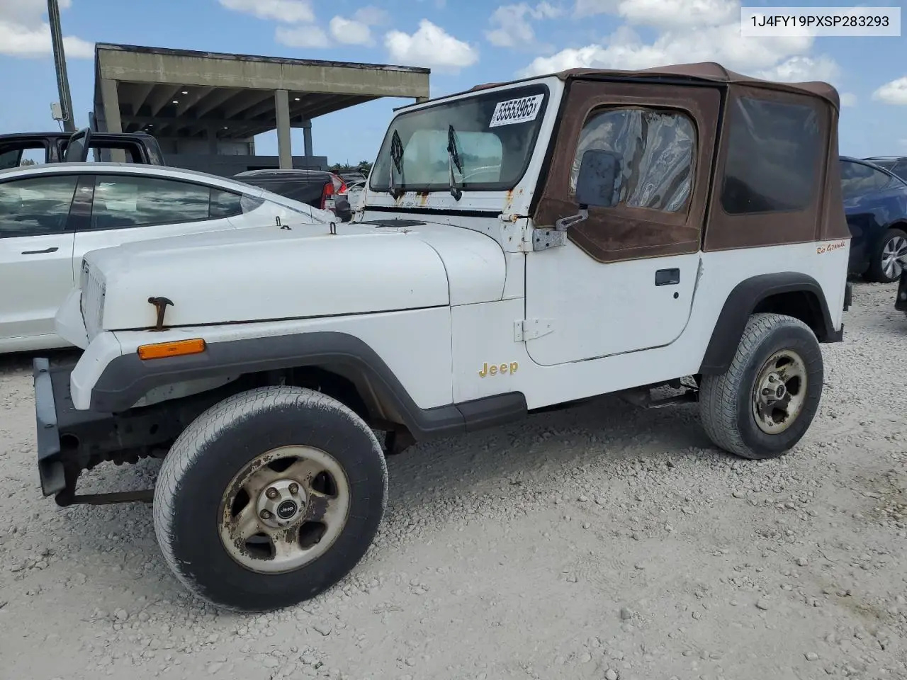 1995 Jeep Wrangler / Yj S VIN: 1J4FY19PXSP283293 Lot: 55553965