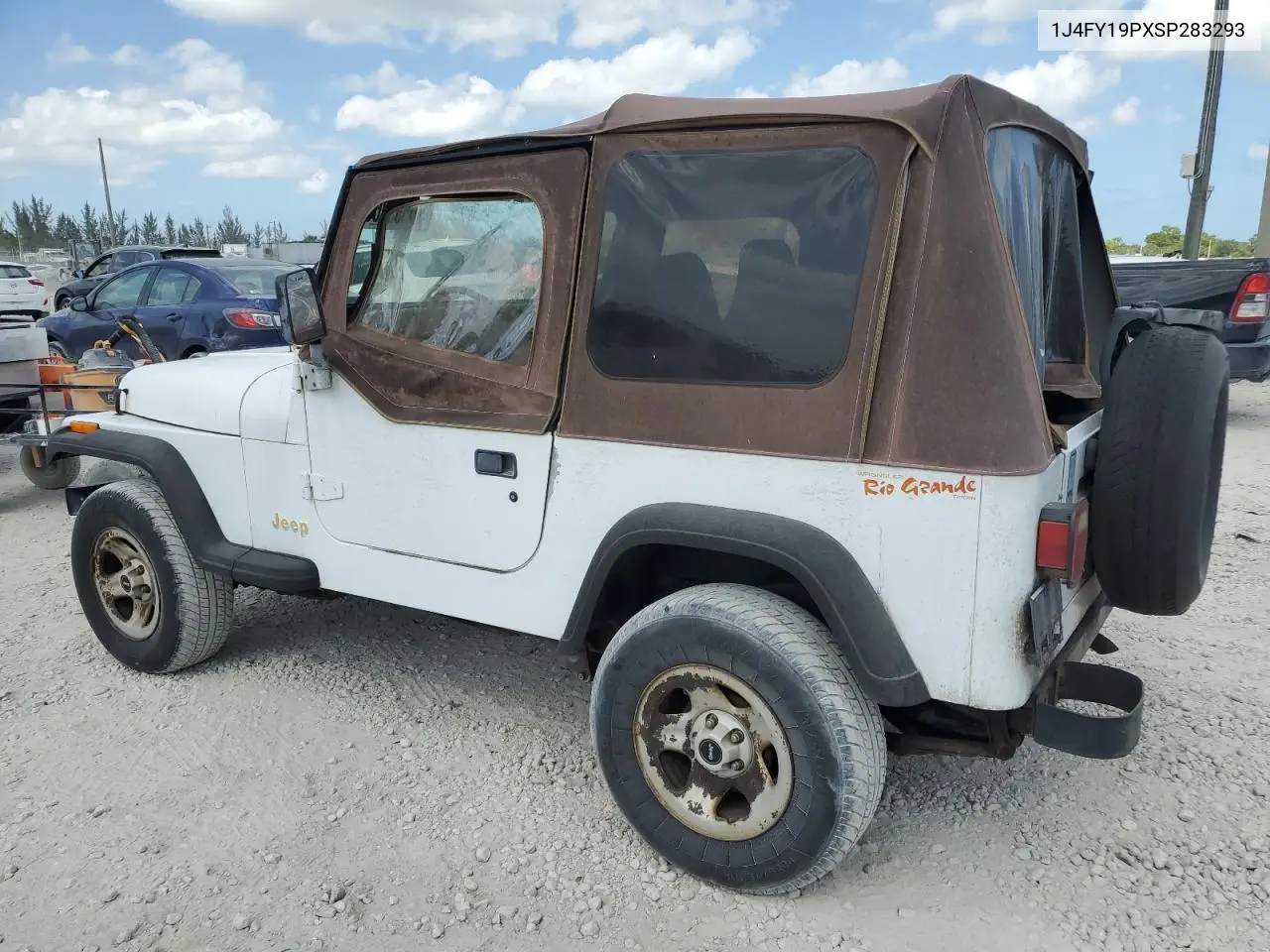 1995 Jeep Wrangler / Yj S VIN: 1J4FY19PXSP283293 Lot: 55553965