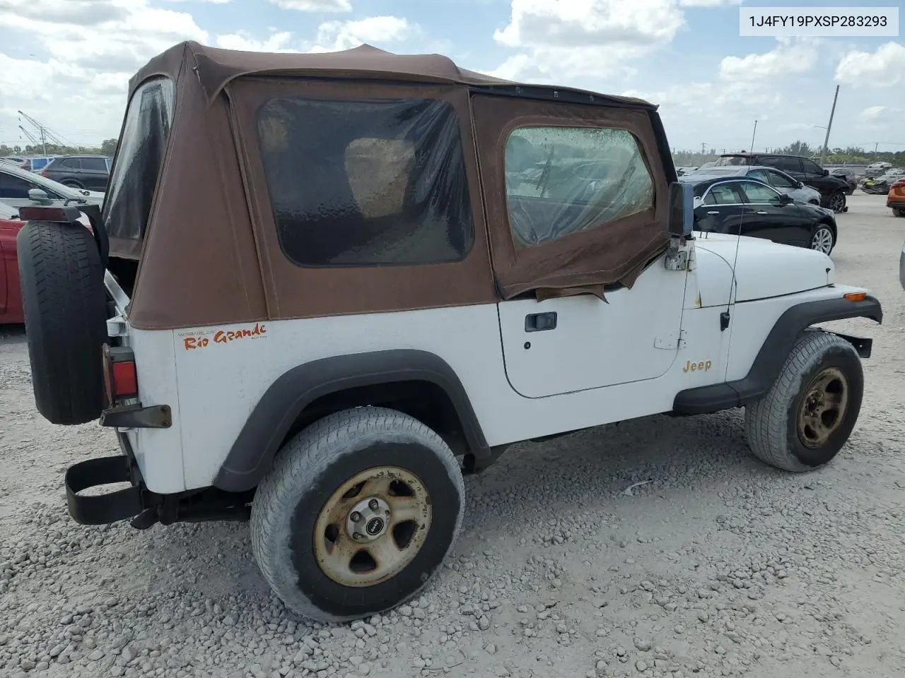 1995 Jeep Wrangler / Yj S VIN: 1J4FY19PXSP283293 Lot: 55553965