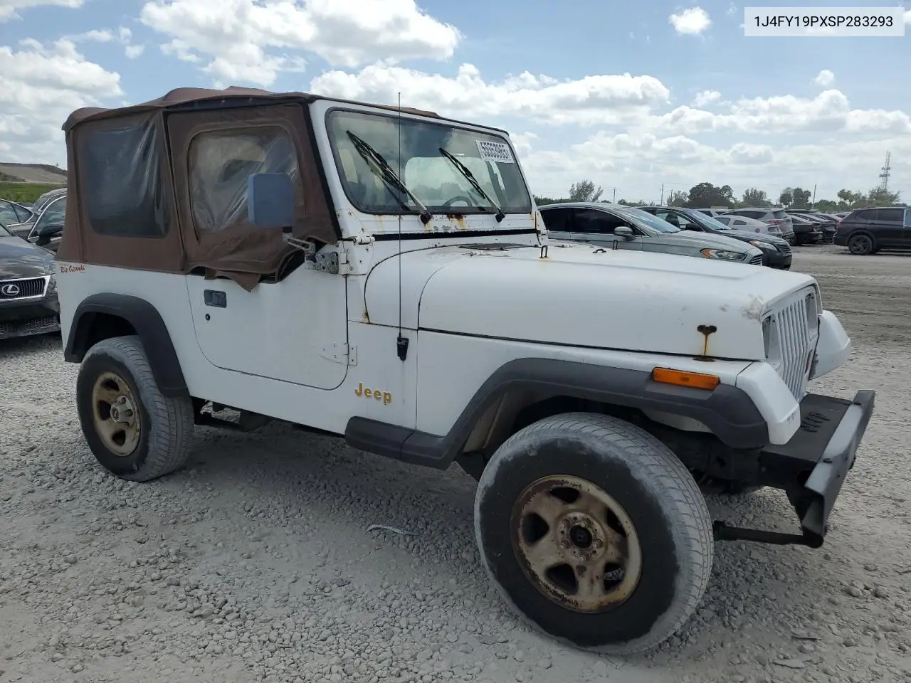 1995 Jeep Wrangler / Yj S VIN: 1J4FY19PXSP283293 Lot: 55553965
