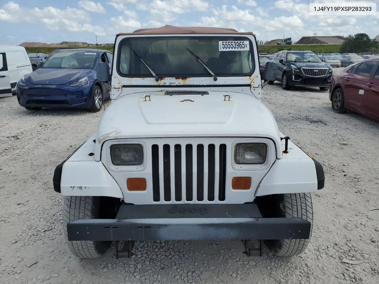 1995 Jeep Wrangler / Yj S VIN: 1J4FY19PXSP283293 Lot: 55553965
