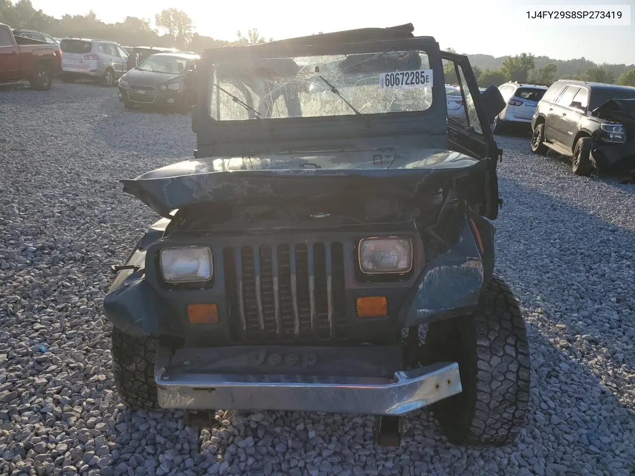 1995 Jeep Wrangler / Yj Se VIN: 1J4FY29S8SP273419 Lot: 60672285
