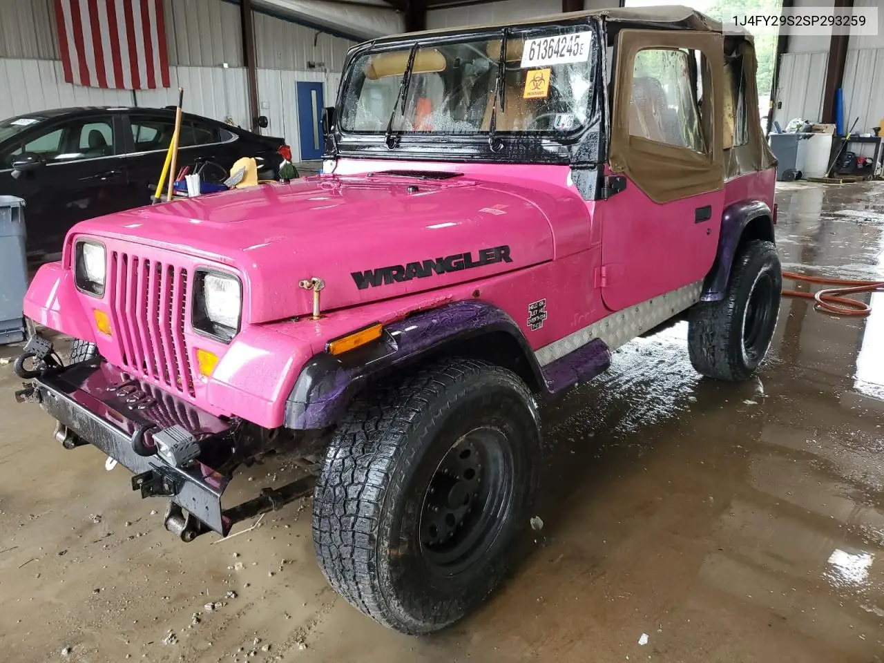 1995 Jeep Wrangler / Yj Se VIN: 1J4FY29S2SP293259 Lot: 61364245