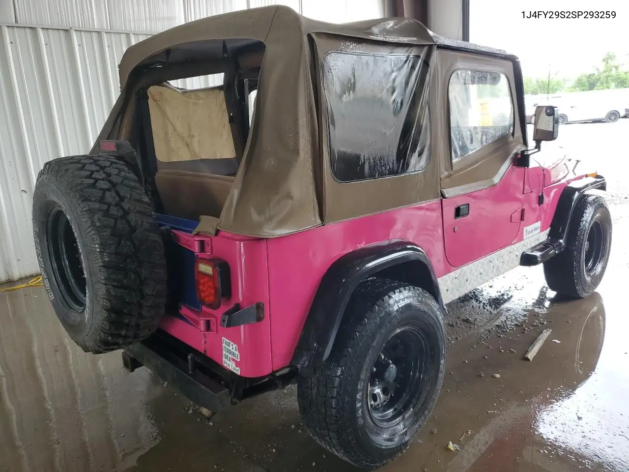 1995 Jeep Wrangler / Yj Se VIN: 1J4FY29S2SP293259 Lot: 61364245