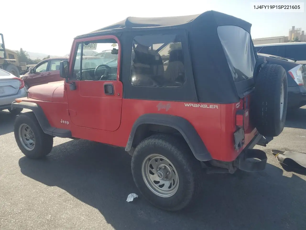 1995 Jeep Wrangler / Yj S VIN: 1J4FY19P1SP221605 Lot: 61846545