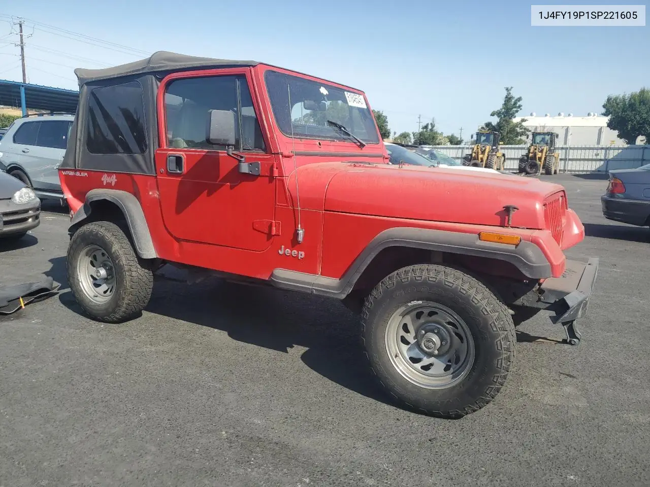 1995 Jeep Wrangler / Yj S VIN: 1J4FY19P1SP221605 Lot: 61846545