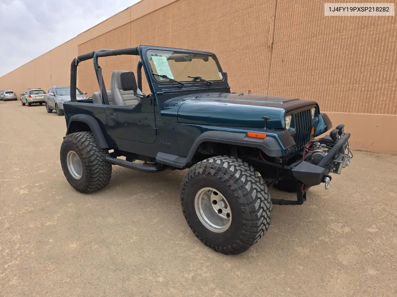 1995 Jeep Wrangler / Yj S VIN: 1J4FY19PXSP218282 Lot: 63527435