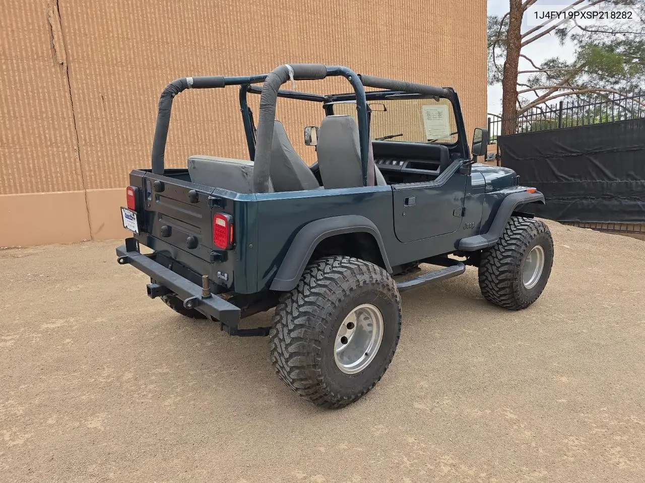 1995 Jeep Wrangler / Yj S VIN: 1J4FY19PXSP218282 Lot: 63527435