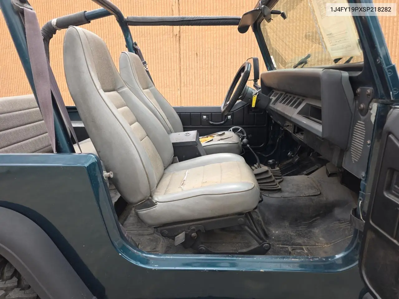 1995 Jeep Wrangler / Yj S VIN: 1J4FY19PXSP218282 Lot: 63527435