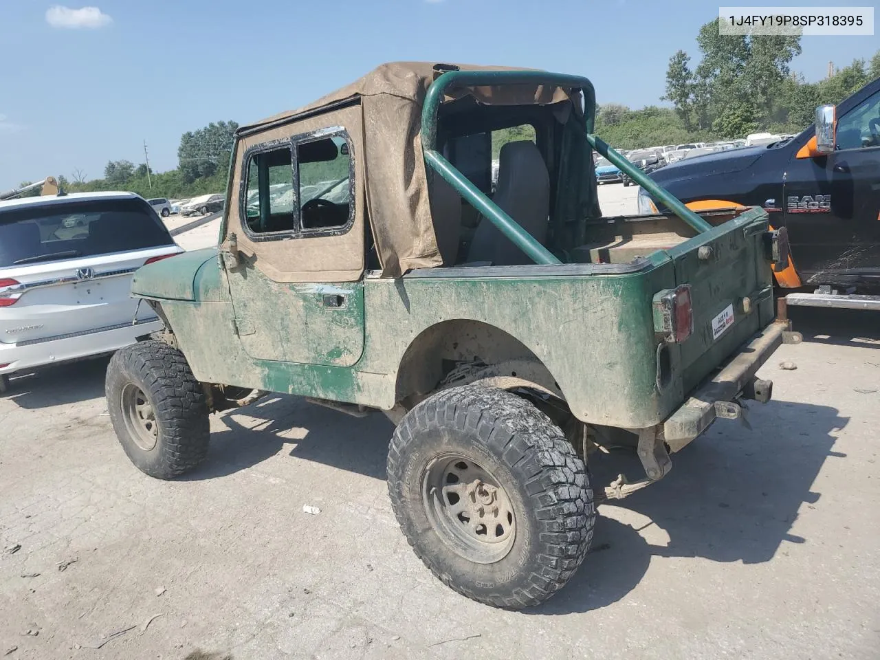 1995 Jeep Wrangler / Yj S VIN: 1J4FY19P8SP318395 Lot: 69035254