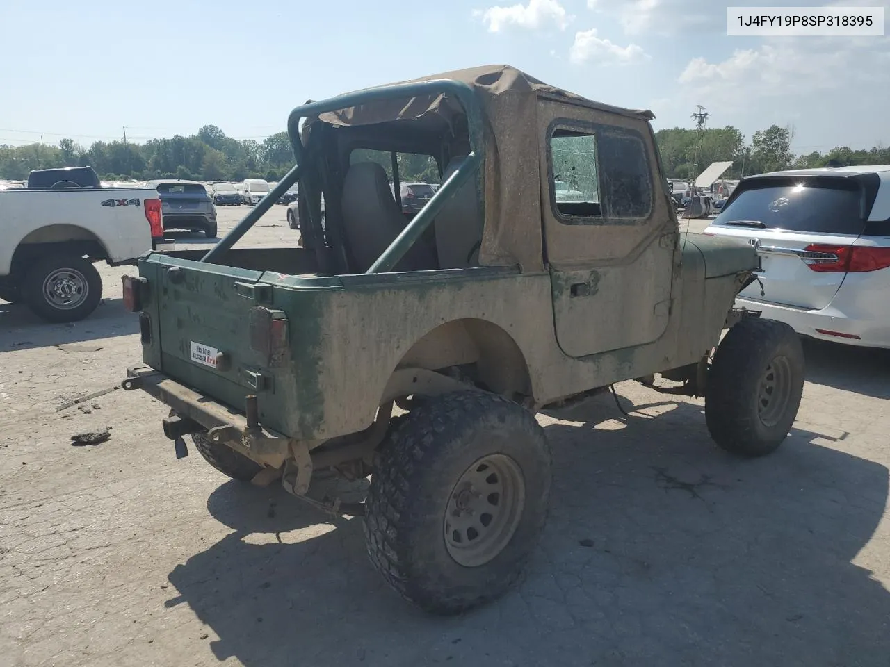 1995 Jeep Wrangler / Yj S VIN: 1J4FY19P8SP318395 Lot: 69035254