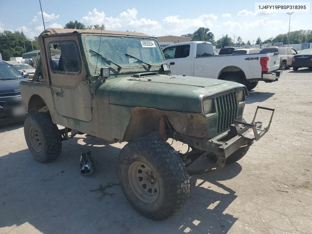 1995 Jeep Wrangler / Yj S VIN: 1J4FY19P8SP318395 Lot: 69035254