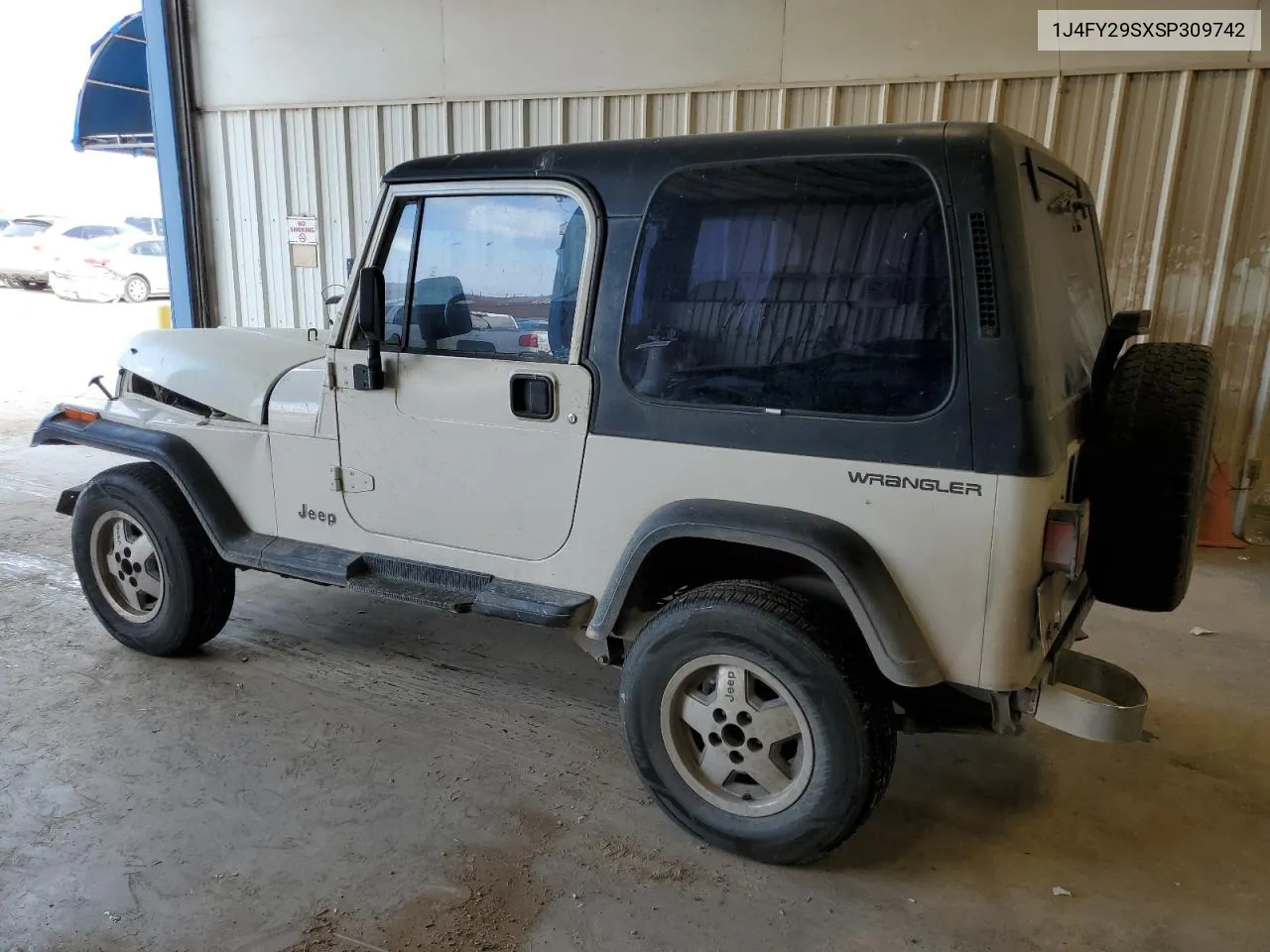 1995 Jeep Wrangler / Yj Se VIN: 1J4FY29SXSP309742 Lot: 82399484
