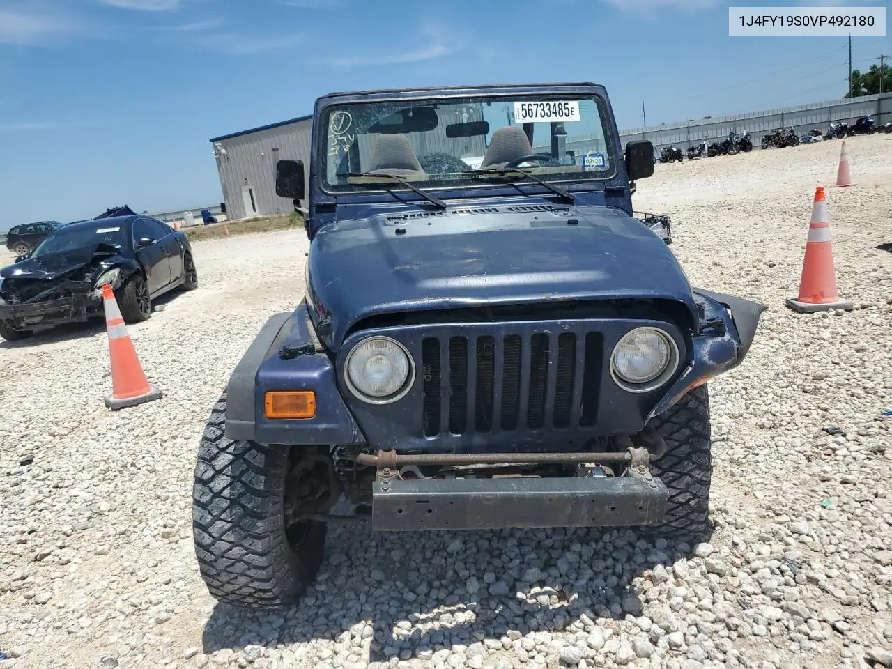 1997 Jeep Wrangler / Tj Sport VIN: 1J4FY19S0VP492180 Lot: 56733485