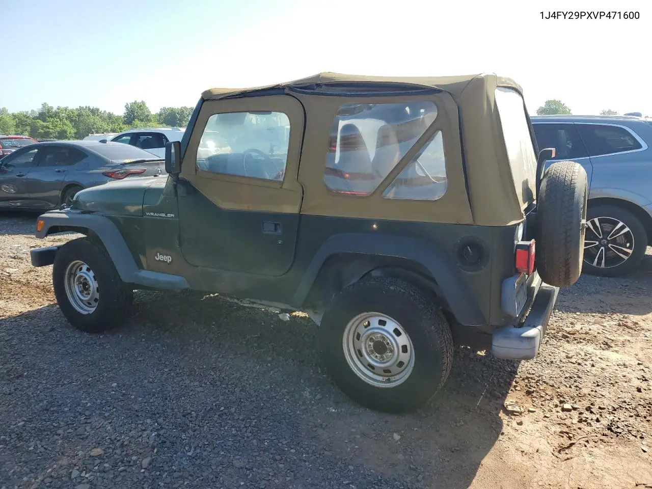 1997 Jeep Wrangler / Tj Se VIN: 1J4FY29PXVP471600 Lot: 61896855
