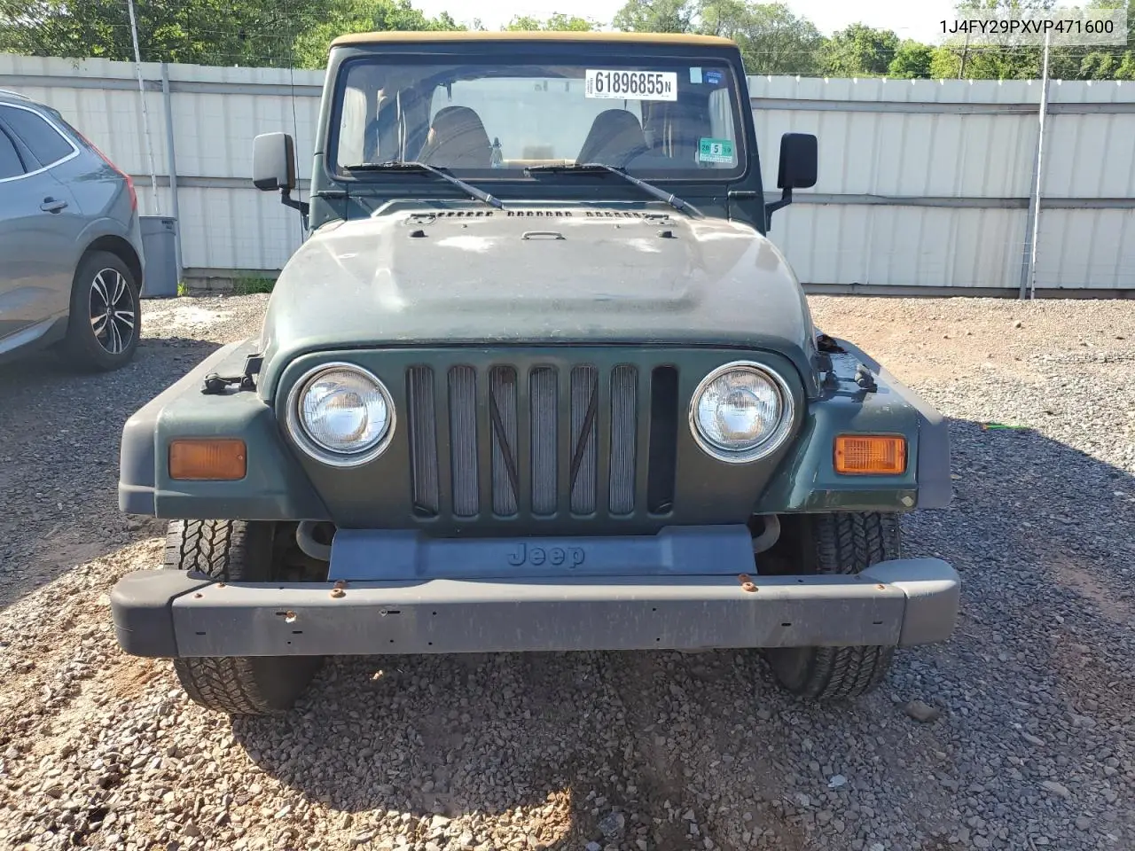 1997 Jeep Wrangler / Tj Se VIN: 1J4FY29PXVP471600 Lot: 61896855