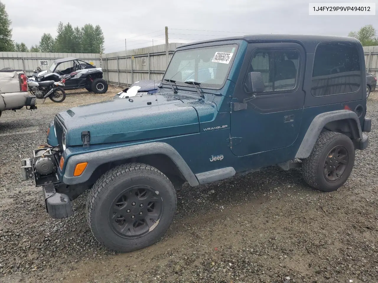 1997 Jeep Wrangler / Tj Se VIN: 1J4FY29P9VP494012 Lot: 62865075