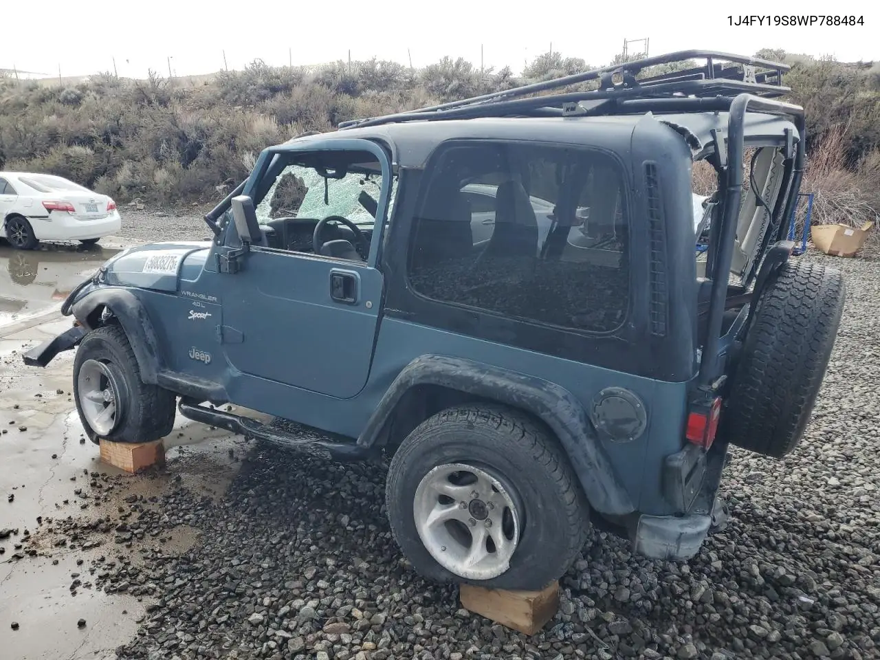 1998 Jeep Wrangler / Tj Sport VIN: 1J4FY19S8WP788484 Lot: 50835275