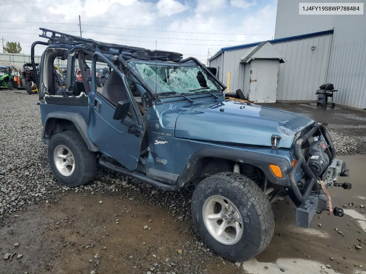 1998 Jeep Wrangler / Tj Sport VIN: 1J4FY19S8WP788484 Lot: 50835275