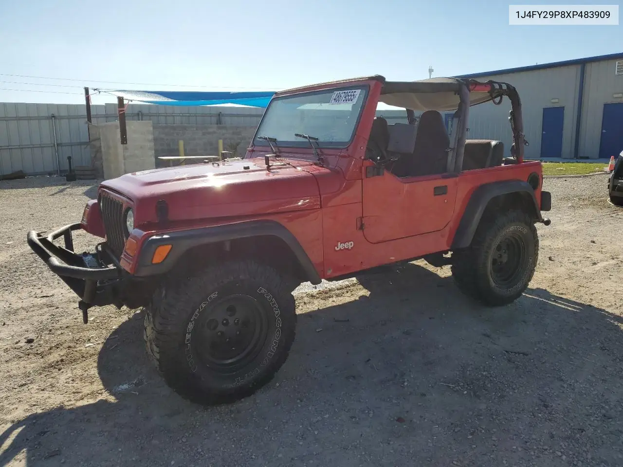1999 Jeep Wrangler / Tj Se VIN: 1J4FY29P8XP483909 Lot: 48679555