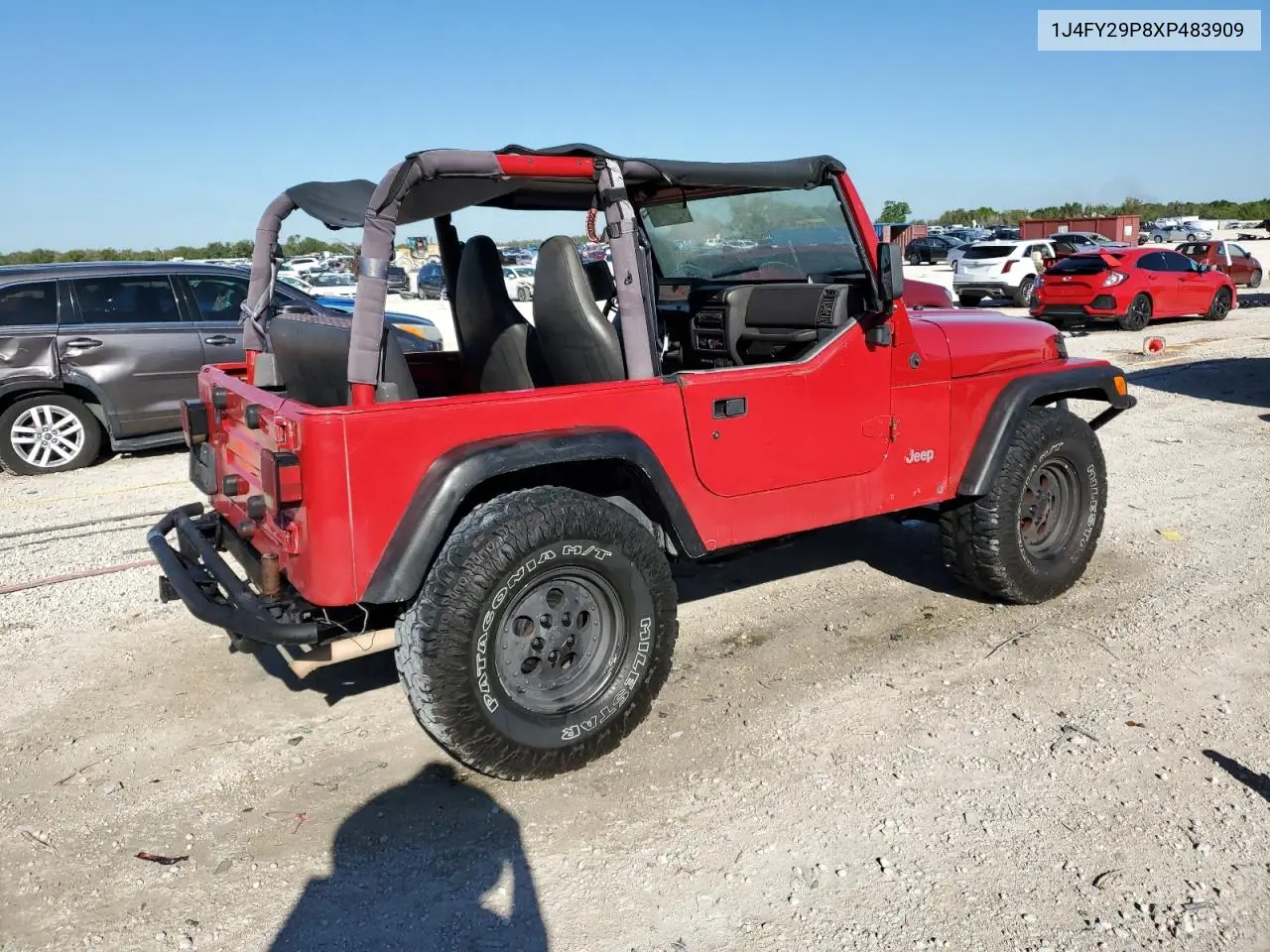 1999 Jeep Wrangler / Tj Se VIN: 1J4FY29P8XP483909 Lot: 48679555