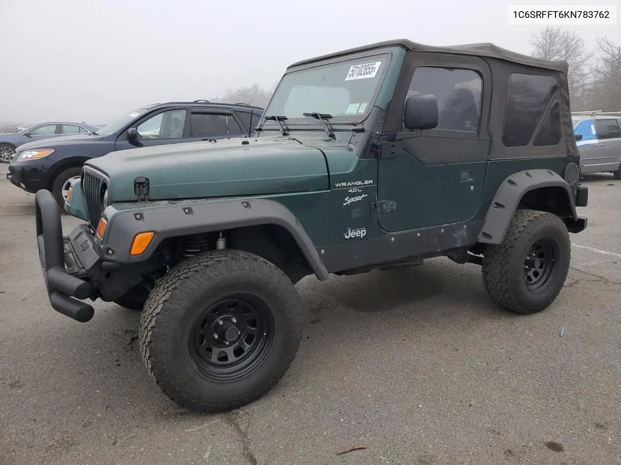 1999 Jeep Wrangler / Tj Sport VIN: 1J4FY19SXXP427968 Lot: 50102855