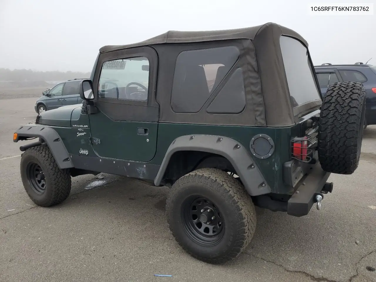 1999 Jeep Wrangler / Tj Sport VIN: 1J4FY19SXXP427968 Lot: 50102855