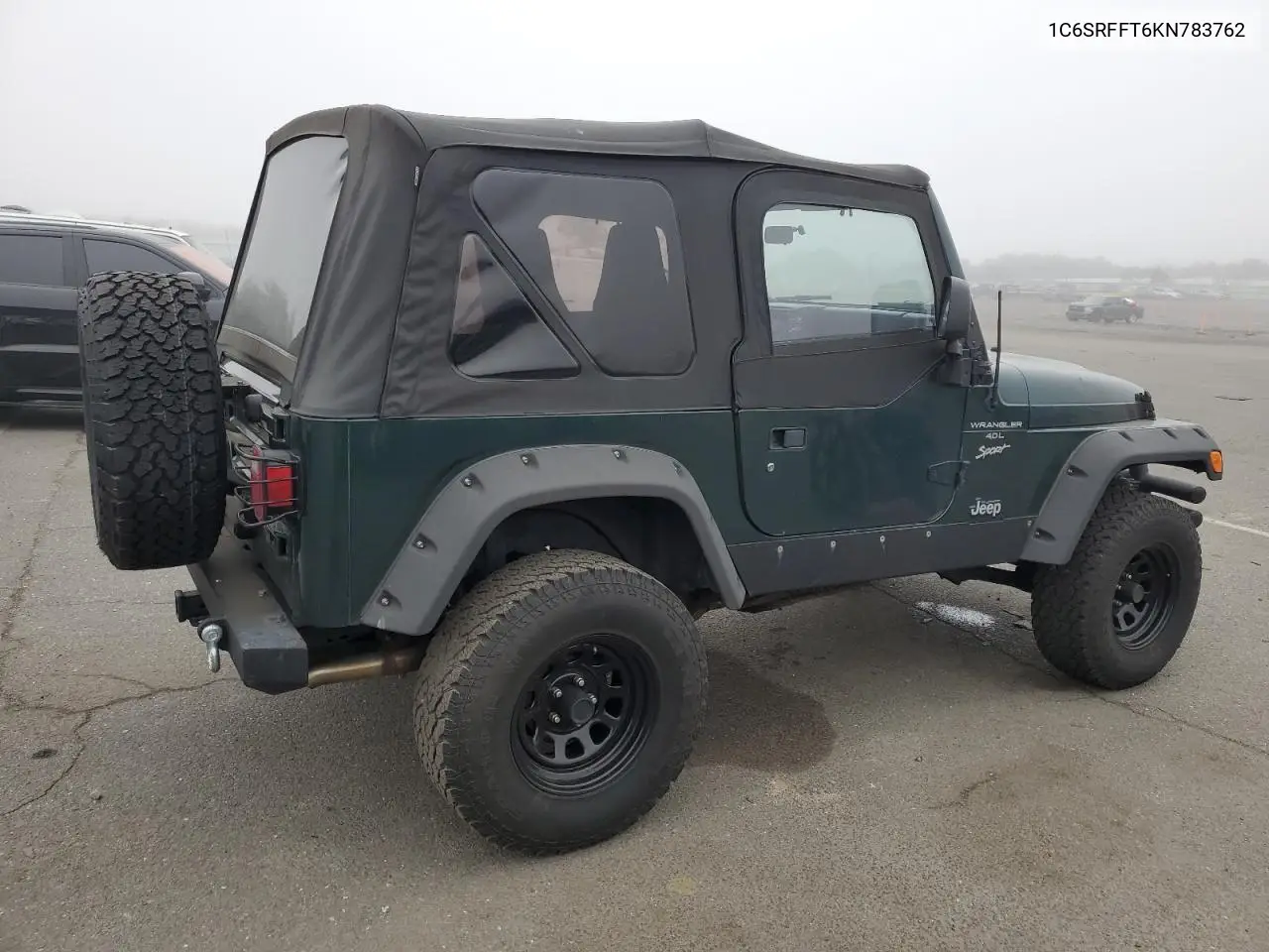 1999 Jeep Wrangler / Tj Sport VIN: 1J4FY19SXXP427968 Lot: 50102855