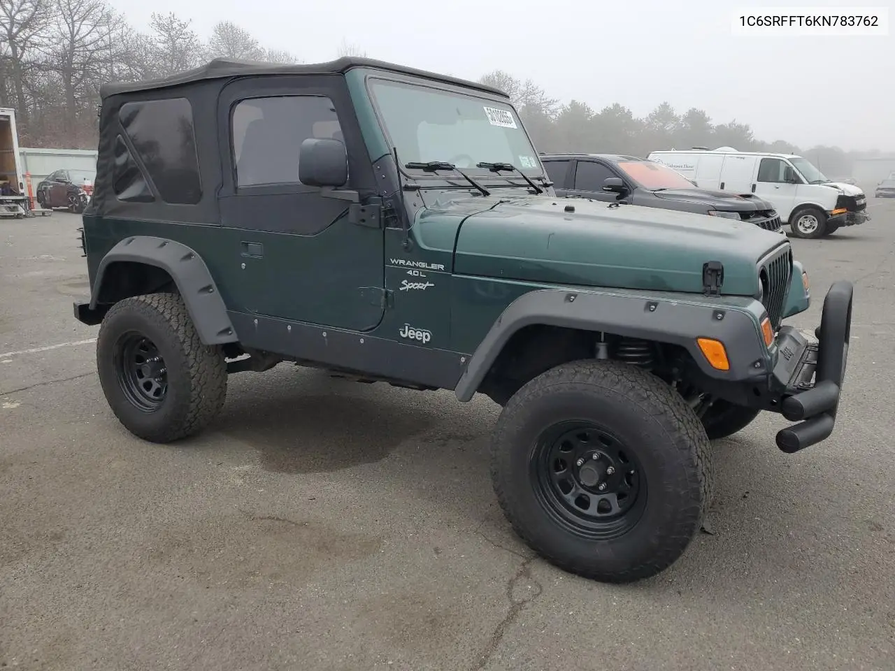 1999 Jeep Wrangler / Tj Sport VIN: 1J4FY19SXXP427968 Lot: 50102855