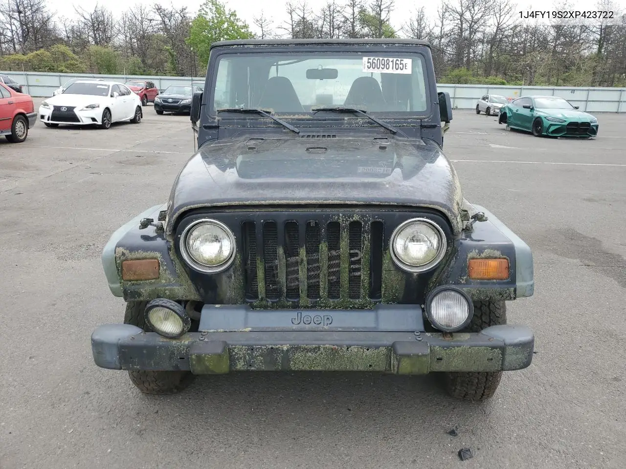 1999 Jeep Wrangler / Tj Sport VIN: 1J4FY19S2XP423722 Lot: 56098165