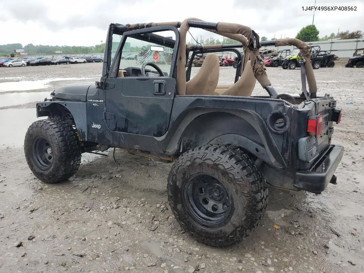 1999 Jeep Wrangler / Tj Sahara VIN: 1J4FY49S6XP408562 Lot: 56354785